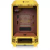 Mini bokšto korpusas THERMALTAKE The Tower 250 Butter Caramel — microATX/Mini-ITX, ATX palaikymas, kompaktiškas korpusas