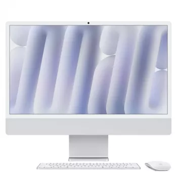 Apple iMac Silver CZ1EH-01100000 - 61cm(24‘‘) M4 10-Core CPU, 10-Core GPU, 24GB RAM, 512GB SSD, standartinis stiklas, Magic klaviatūra TID