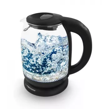 Esperanza EKK027 elektrinis virdulys 1,7 L 2200 W juodas, permatomas