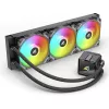 All-in-One Liquid CPU Cooler Sharkoon S60 ARGB — 360 mm radiatorius, 3×120 mm PWM ventiliatoriai, juodas