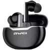 Awei ausinės Bluetooth 5.3 T50 TWS įkrovimo dėklas / juodos