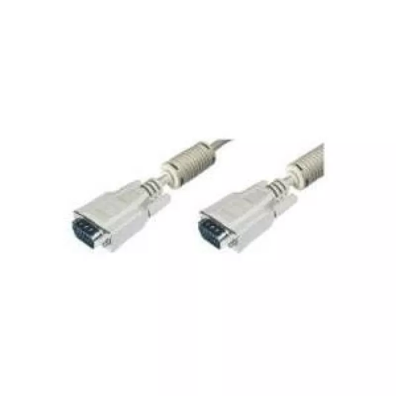 M-CAB - VGA kabelis - HD-15 (V) - HD-15 (V) - 1,8 m - lietas (7000648)