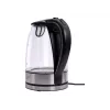 Adler AD 1225 elektrinis virdulys 1,7 L Juoda, Nerūdijantis plienas, Skaidrus 2200 W