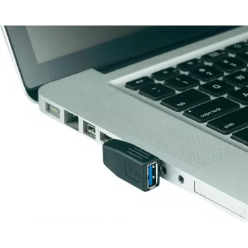 USB 3.0 stačiakampis adapteris Renkforce 29039C104R A tipo kištukas į A tipo lizdą 90°
