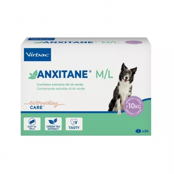 VIRBAC ANXITANE streso palaikymas šunims, dėžutė su 30 tablečių
