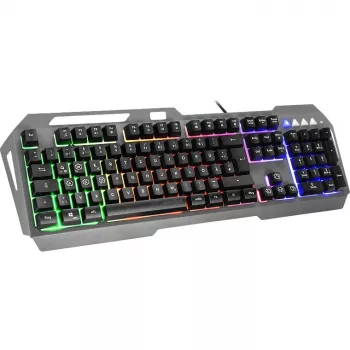 Speedlink žaidimų klaviatūra LUNERA. Metal Rainbow. juoda mažmeninė pakuotė