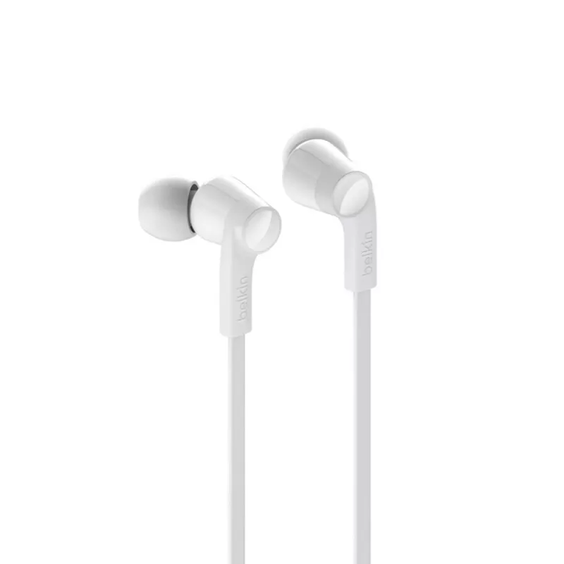 Ausinės Belkin ROCKSTAR USB Type-C baltos