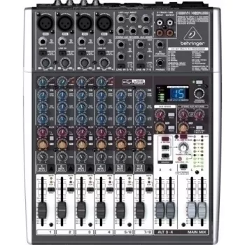 Behringer Xenyx X1204USB garso maišytuvas, 12 kanalų, pilkas