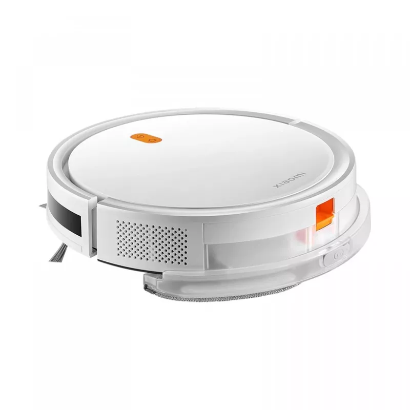 Robot vacuum Xiaomi E5 White — 2000 Pa suction, 2600 mAh battery, 110 min runtime, 0.4 L dustbin, wet mopping