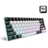 Sharkoon SKILLER SGK50 S3 klaviatūra žaidimams USB QWERTY rusiška balta