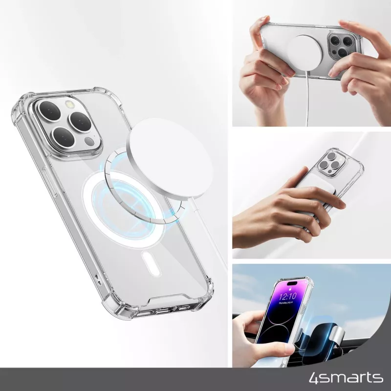 4smarts Hybrid Case Ibiza, skirtas Apple iPhone 15, suderinamas su MagSafe
