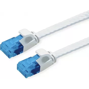 VALUE komutacinis kabelis Cat.6A (EA klasė) UTP, extra-Flat, Balta, 1 m (21.99.2061)