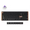 Mechaninė magnetinė klaviatūra Keychron K4H-F1 — 96 % formato, QWERTY, USB + belaidis RF + Bluetooth, 100 klavišų, RGB, juoda