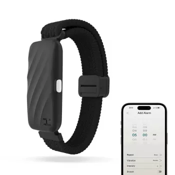 Homedics SS-WB100BK-WW WakeBand, jūsų tylusis žadintuvas, juoda