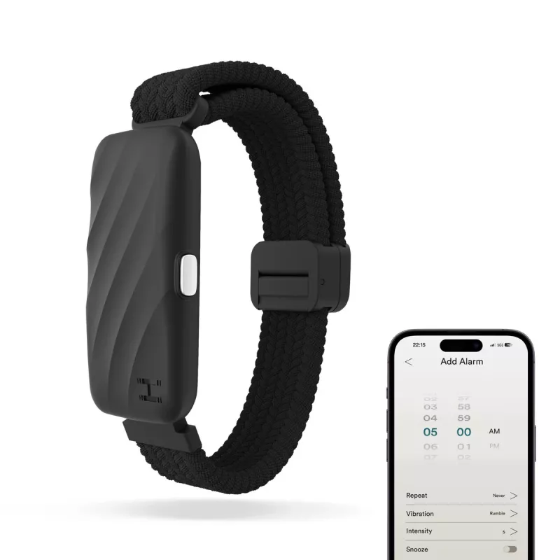 Homedics SS-WB100BK-WW WakeBand, Jūsų tylus žadintuvas, juoda