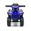 Ride-on toy milly mally Ride-on Monster Navy — vaikiška sėdima transporto priemonė, žema sėdynės aukštis