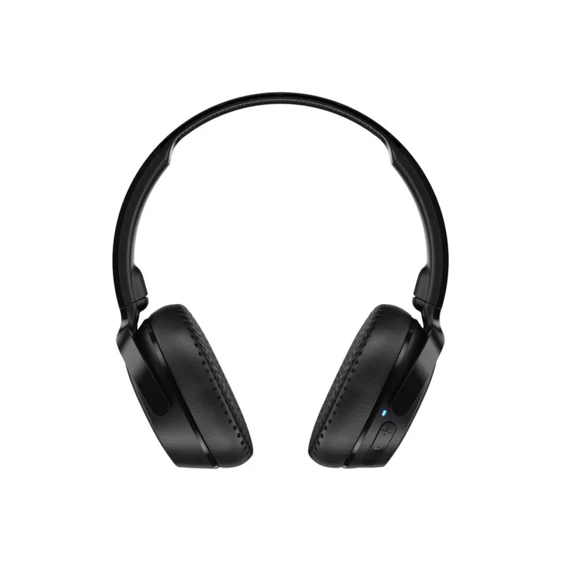 Skullcandy Riff Wireless 2 ausinės, uždedamos ant ausų, įmontuotas mikrofonas, 3,5 mm, USB, juodos, belaidis ryšys