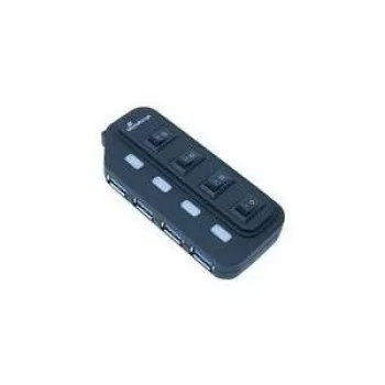 MediaRange MRCS504 - šakotuvas - 4 x SuperSpeed USB3.0 - stalinis (MRCS505)