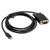 Kabelio jungties adapteris USB Type-C VGA Akasa AK-CBCA17-18BK