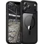 Telefono dėklas JT Berlin BackCase Pankow Hybrid MagSafe, skirtas Apple iPhone 17 Pro – juodas permatomas