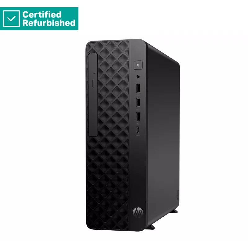 RENEW Sidabrinė HP ProDesk 2 G1i SFF - i3-14100, 8GB, 256GB SSD, USB pelė, DOS, 1 metai