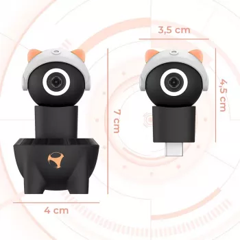 Subsonic Playcam 1080 2in1 HD Mini Camera For Nintendo Switch 2 Raudona