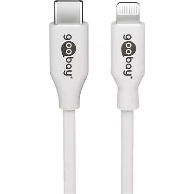 Įkrovimo ir sinchronizavimo laidas Goobay Lightning į USB-C 0,5 m