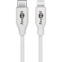 Įkrovimo ir sinchronizavimo laidas Goobay Lightning į USB-C 0,5 m