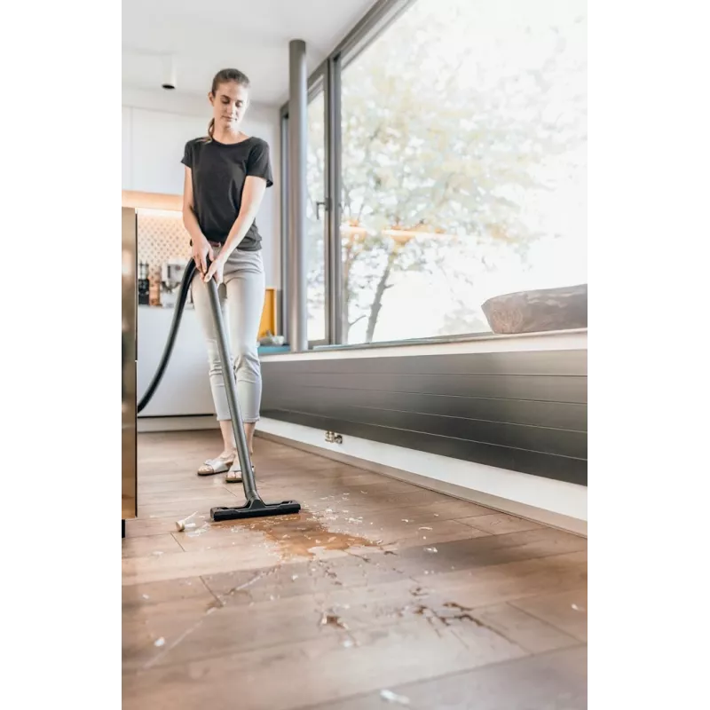 Kärcher WD 2 Plus V-12/4/18 12 l talpos būgninis dulkių siurblys, sausam ir šlapiam valymui, 1000 W, dulkių maišelis