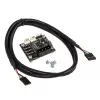Apšvietimo LED valdiklis Aqua-Computer farbwerk USB — 12 V, 2,5 A, juodas