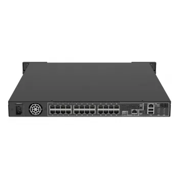 Tinklinis vaizdo registratorius AXIS S2224 Mk II 24 kanalų, 48 kanalų atkūrimas, 7680×4320, 6 TB HDD, 256 GB SSD, RAID 0/1/10, 1U, juodas