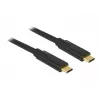 USB kabelis DeLOCK 85527 USB 3.2 Gen 1 2m USB C Juoda