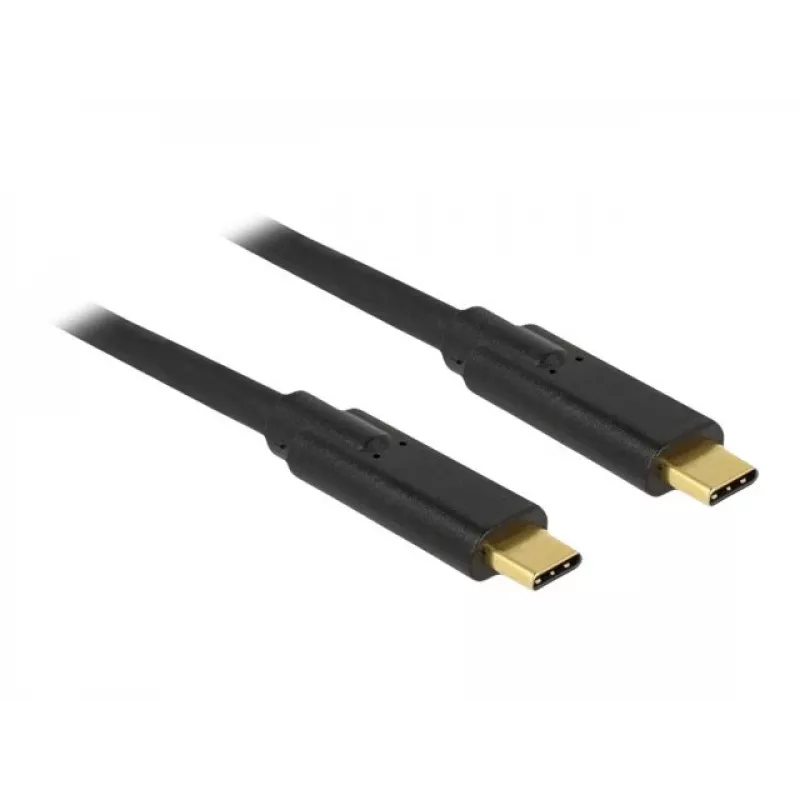 USB kabelis DeLOCK 85527 USB 3.2 Gen 1 2m USB C Juoda