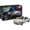 Sumažintas automobilio modelis REVELL BMW Z8 1:24, liejimo metalo rinkinys, surinktas modelis demonstravimui