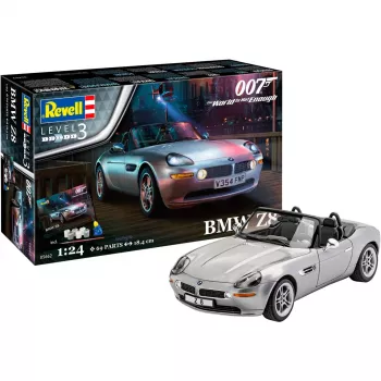 Sumažintas automobilio modelis REVELL BMW Z8 1:24, liejimo metalo rinkinys, surinktas modelis demonstravimui