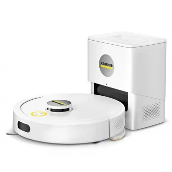 KARCHER RVC 3 Comfort baltas grindų valymo robotas su bazine stotimi