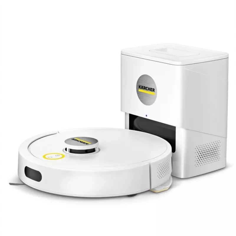 KARCHER RVC 3 Comfort baltas grindų valymo robotas su bazine stotimi