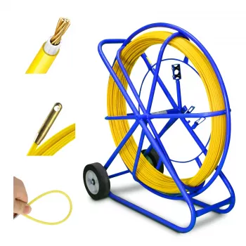 Extralink kabelis Pulling Pilot 11mm 300m, Fiberglass FRP, Diameter 11mm, Length 300m, Geltona