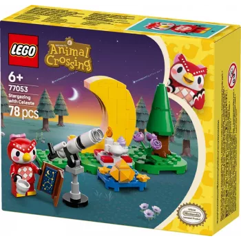 Konstrukcinis žaislas LEGO Animal Crossing Žvaigždžių stebėjimas su Eufemija rinkinys 77053