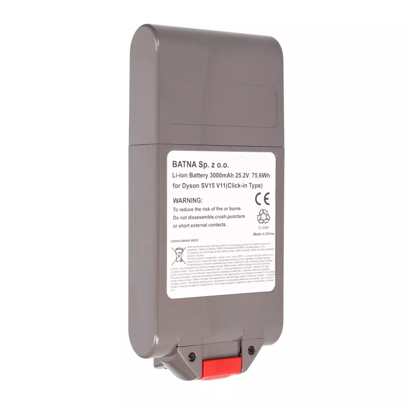 Pakaitinė baterija Dyson V11 25,2 V 3000 mAh, Extralink