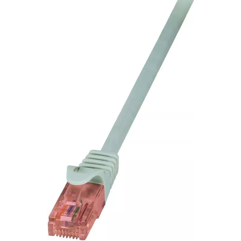 LogiLink PrimeLine Patch laidas RJ-45 (M) į RJ-45 (M) 10 m UTP CAT 6 halogen-free pilka