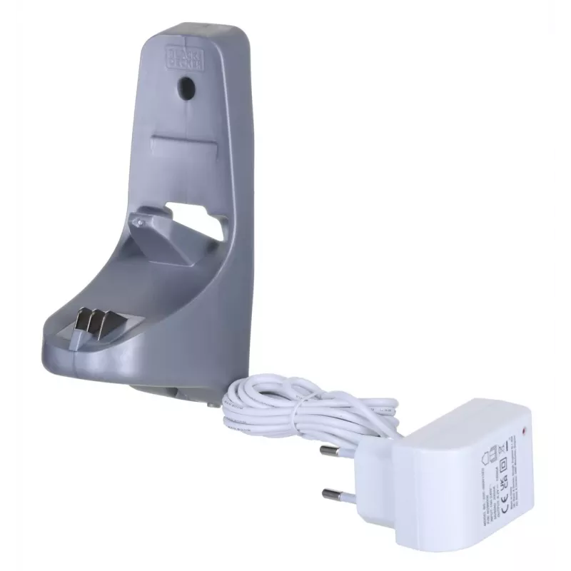 Rankinis dulkių siurblys Juoda & Decker NVC220WBC-QW — be maišelio, 0,385 l, 7,2 V ličio jonų, 12 min. veikimo laikas, 15,5 AW siurbimo galia