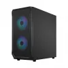 Fractal Design Focus 2 RGB Grūdinto stiklo vidutinis bokštas ATX PC korpusas - juodas
