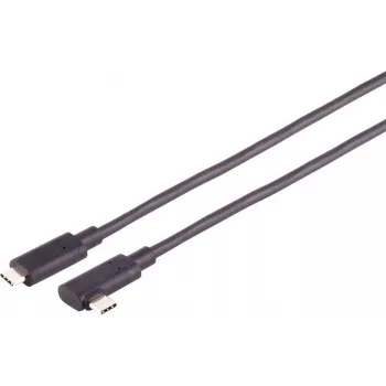USB kabelis S/CONN 30-42075 USB 3.2 Gen 2 10 m USB C juodas