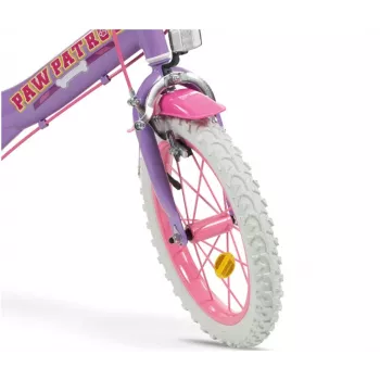 Vaikiškas dviratis 14 Paw Patrol Purple 1480 mergaitėms TOIMSA