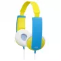 JVC HA-KD5-Y ausinės, laidinės, ant galvos, muzikai, geltonos