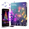 Twinkly Candies LED Kalėdų eglutės lemputės TWKC100RGB-T 6 M, žvakės formos