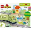 Žaislinis traukinio rinkinys LEGO DUPLO Interactive Adventure Railway 10427, 57 dalys, 2 minifigūrėlės, nuo 2 metų