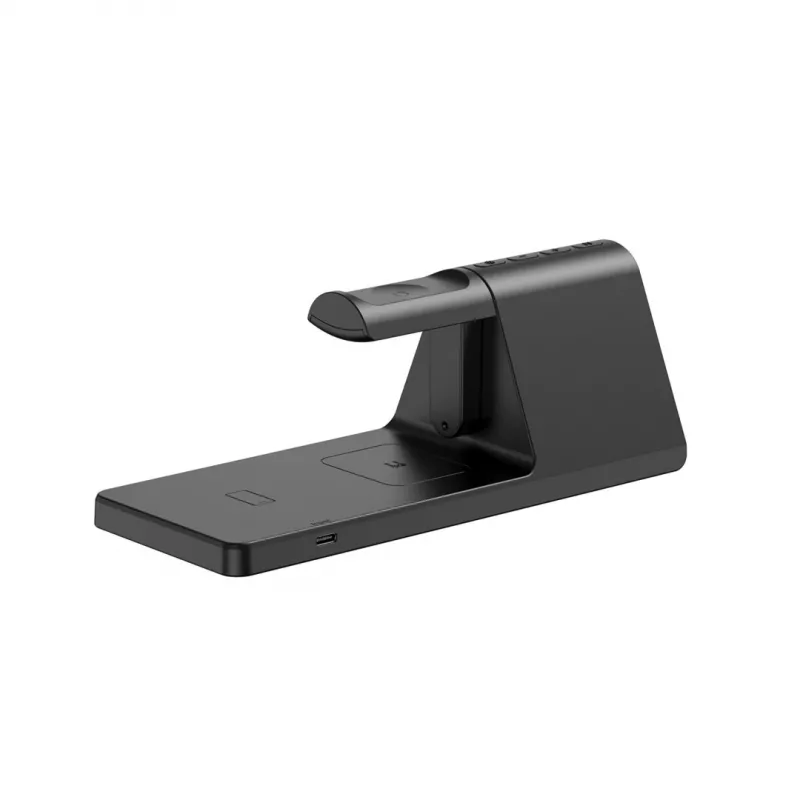 Havit W3042 - 3 viename belaidžio įkrovimo stotelė, juoda