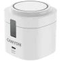 Canyon 4 viename belaidis įkrovimo stovas, 30W maks., dydis: 70x70x70,3 mm, svoris: 414 g, su 65W įkrovikliu ir 1 m laidu, baltas